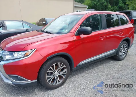 2018 Mitsubishi Outlander Es z USA, uszkodzony, nr VIN JA4AD2A34JZ037718